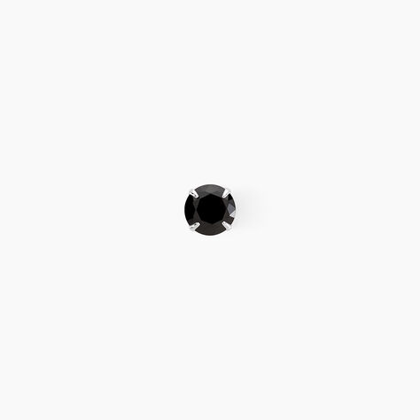 Boucle D'oreille Puce Unitaire Niels Argent Blanc Oxyde De Zirconium - Puces Homme | Marc Orian