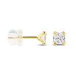 Boucles D'oreilles Puces Or Jaune Doreen Oxydes De Zirconium - Puces Famille | Marc Orian