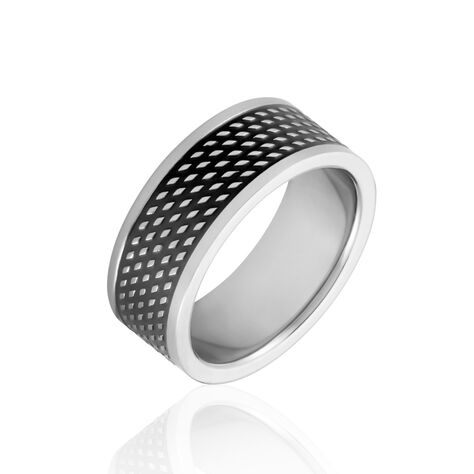 Bague Femi Acier Blanc - Bagues grosses Homme | Marc Orian
