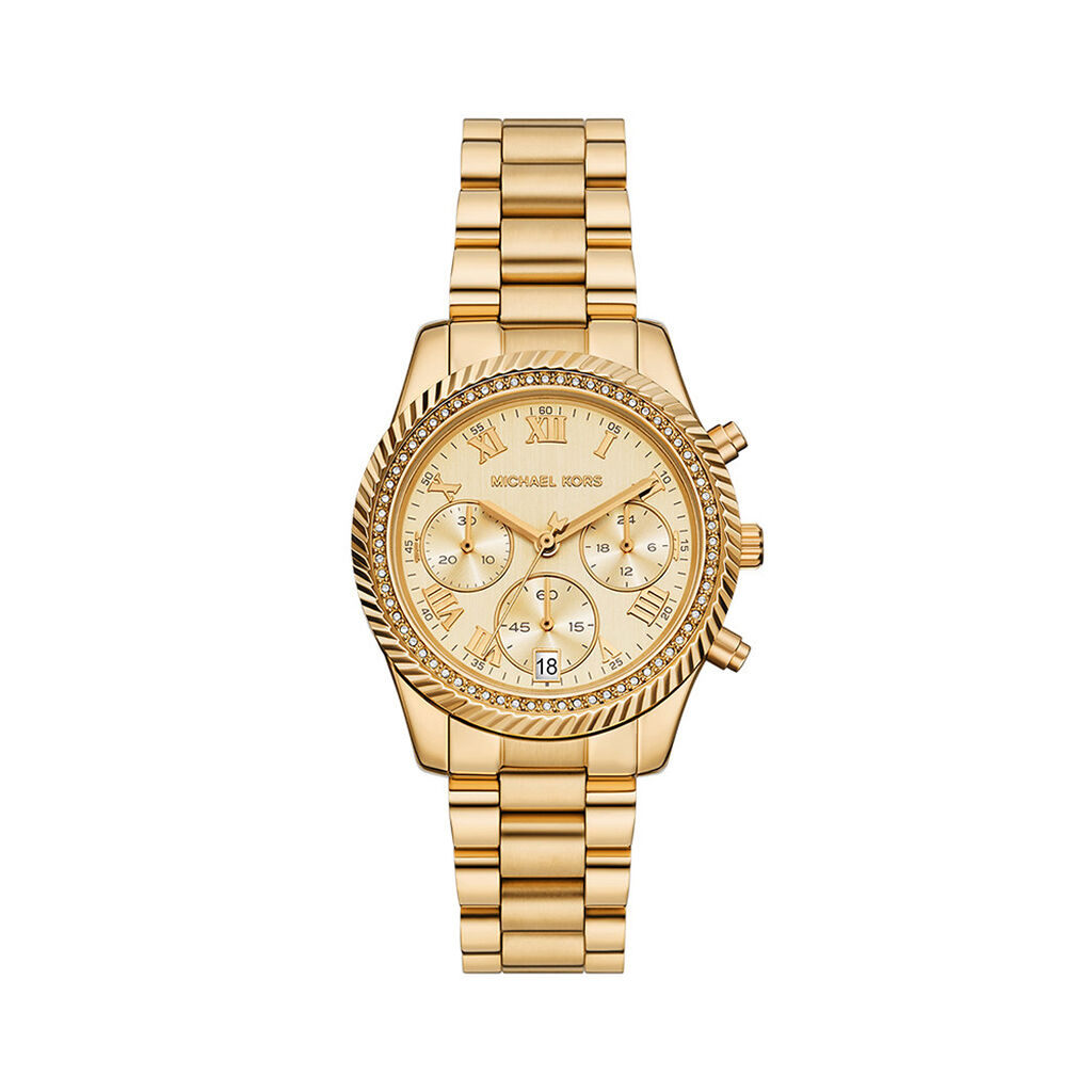 Montre Michael Kors Lexington Dor&eacute; - Montres &eacute;tanches Femme | Marc Orian
