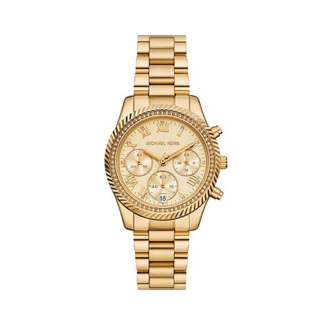 Montre Michael Kors Lexington Dor&eacute; - Montres &eacute;tanches Femme | Marc Orian