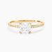 Bague Solitaire Or Jaune Beline Oxyde De Zirconium - Solitaires Femme | Marc Orian