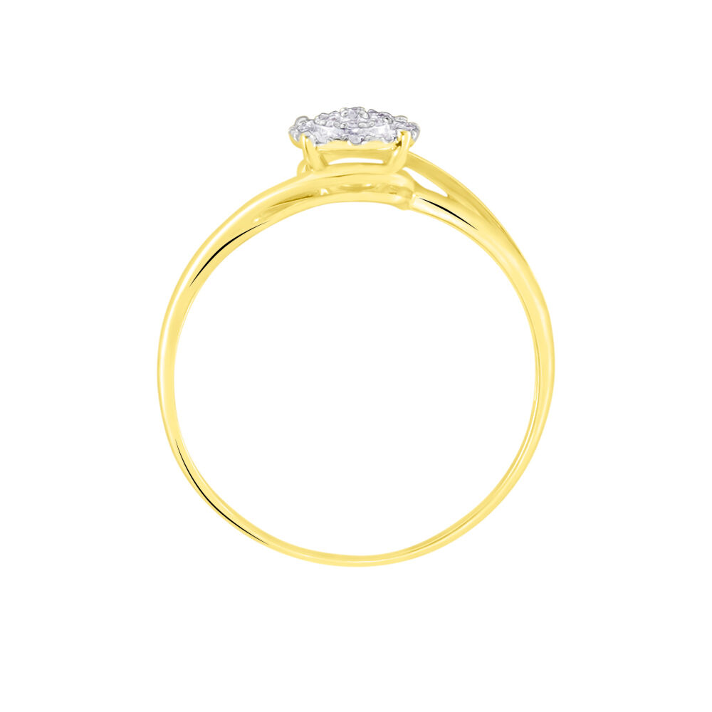 Bague Or Jaune Rosariane Diamants - Parures de mariage Femme | Marc Orian