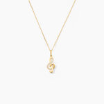 Pendentif Caprais Or Jaune Oxydes De Zirconium - Pendentifs Femme | Marc Orian