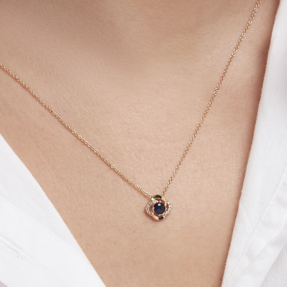 Collier Jaana Plaqué Or Jaune Verre Oxyde De Zirconium - Colliers avec pierres Femme | Marc Orian