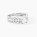 Bague Solitaire Hamane Argent Blanc Oxyde De Zirconium - Bijoux fantaisie Femme | Marc Orian