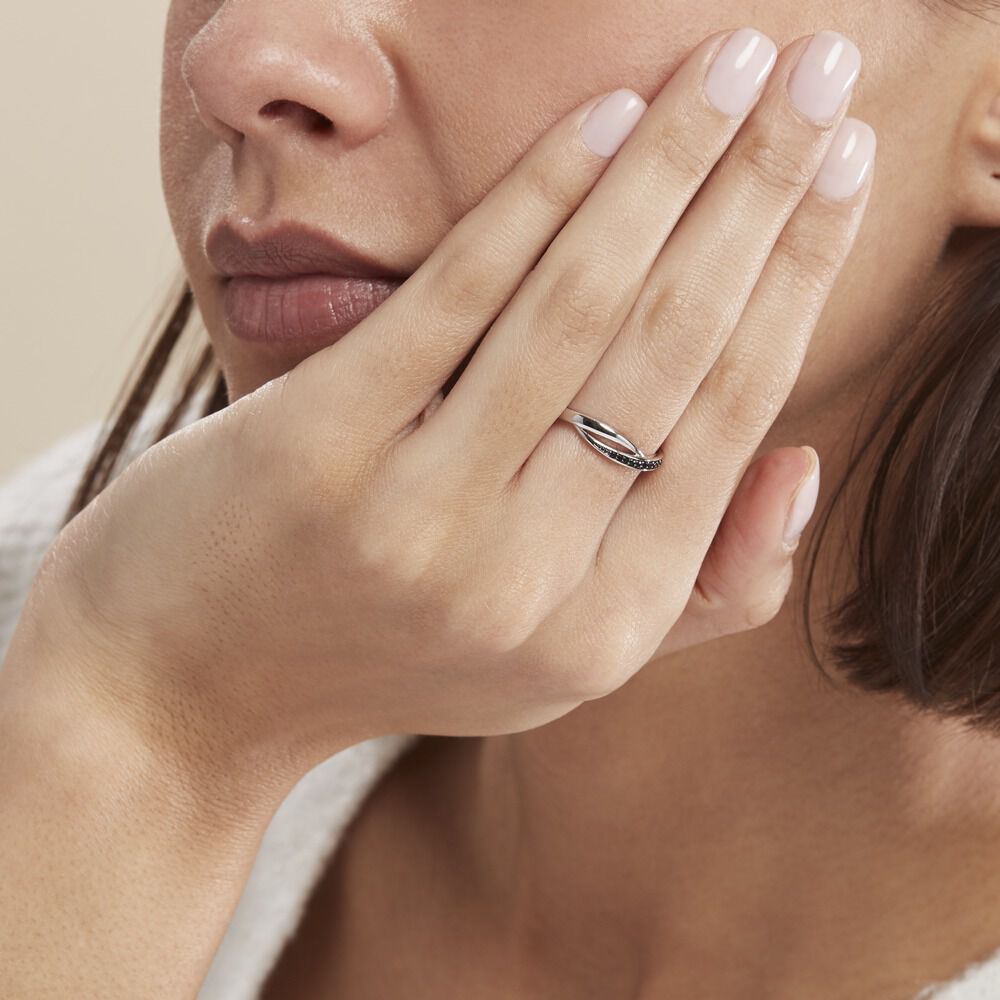 Bague Argent Blanc Afon Oxydes De Zirconium - Bijoux fantaisie Femme | Marc Orian