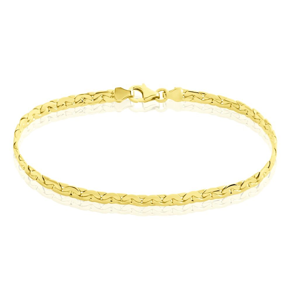 Bracelet Ivy Maille Haricot Or Jaune - Bracelets mailles Femme | Marc Orian