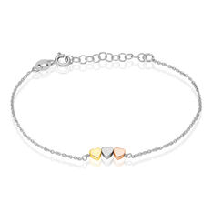 Bracelet Tania Argent Tricolore - Bracelets chaînes Femme | Marc Orian
