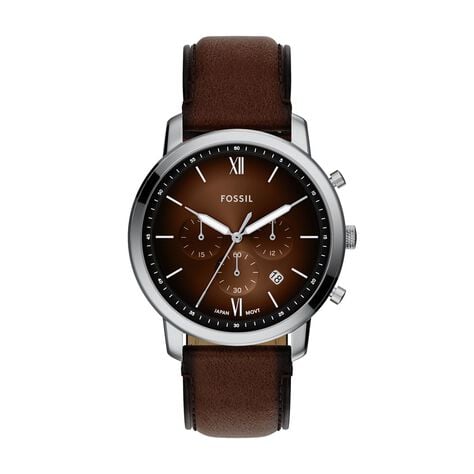 Montre Fossil Neutra Chrono Marron - Montres &eacute;tanches Homme | Marc Orian