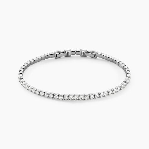 Bracelet Lou-anne Argent Blanc Oxyde De Zirconium Blanc - Bracelets chaînes Femme | Marc Orian