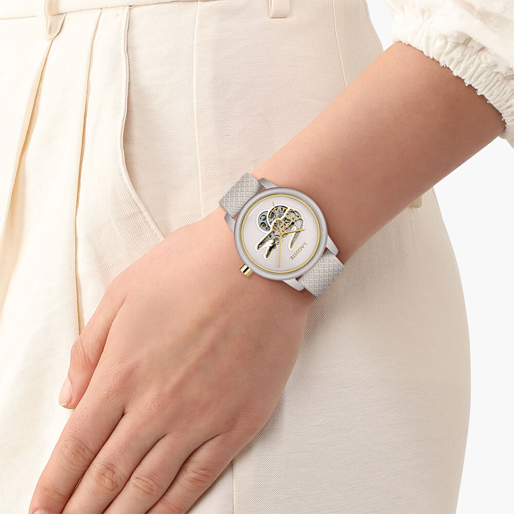 Montre Lacoste .12.12 Automatique Argent&eacute; - Montres automatiques Femme | Marc Orian