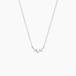 Collier Darlene Argent Blanc Oxyde De Zirconium - Colliers avec pierres Femme | Marc Orian