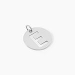 Pendentif Elio E Argent Blanc - Bijoux fantaisie Famille | Marc Orian