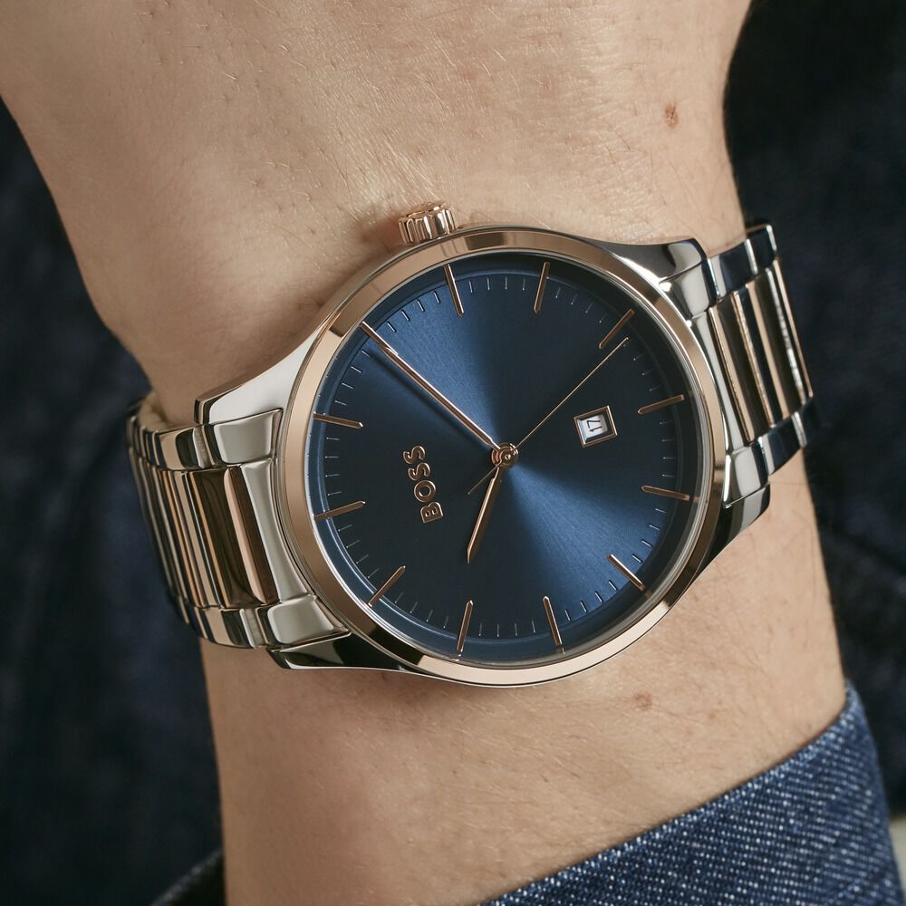 Montre Boss Reason Bleu - Montres classiques Homme | Marc Orian