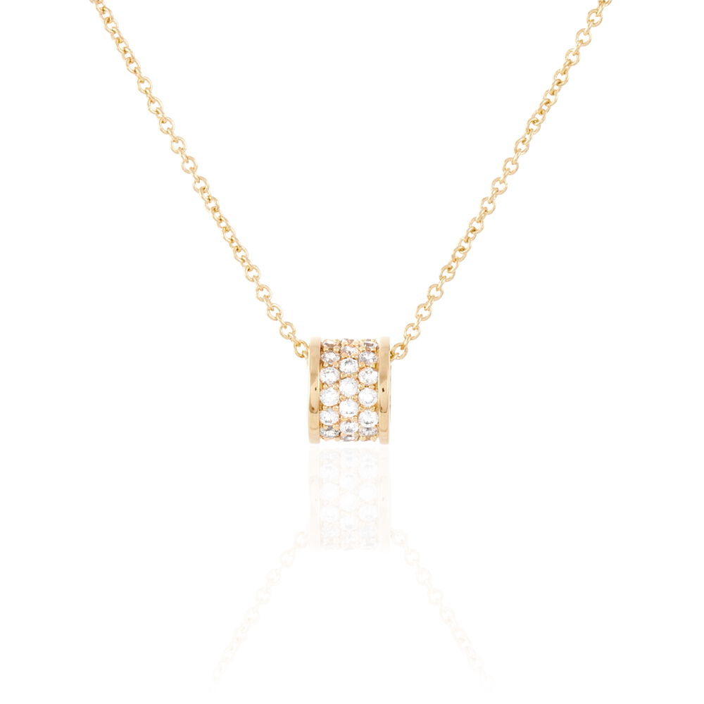 Collier Gia Plaqué Or Jaune Oxyde De Zirconium - Colliers avec pierres Femme | Marc Orian