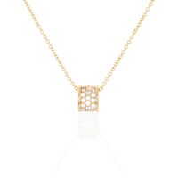 Collier Gia Plaqué Or Jaune Oxyde De Zirconium