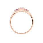 Bague Rainbow Argent Rose Oxyde De Zirconium - Bijoux fantaisie Femme | Marc Orian