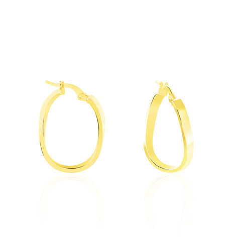 Créoles Silla Or Jaune - Boucles d'oreilles Créoles Femme | Marc Orian
