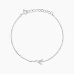 Bracelet Irysa Argent Blanc Oxyde De Zirconium - Bracelets fantaisie Femme | Marc Orian