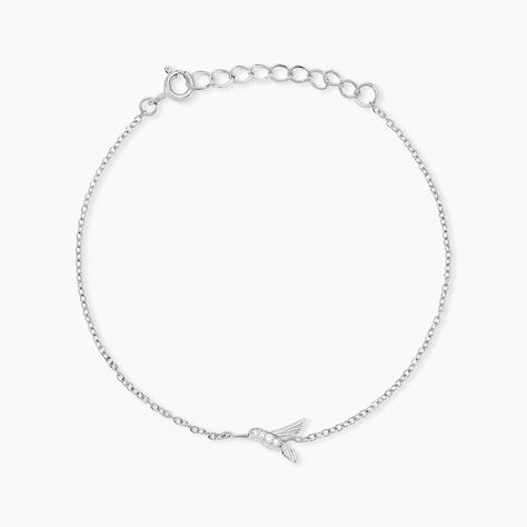 Bracelet Irysa Argent Blanc Oxyde De Zirconium - Bracelets fantaisie Femme | Marc Orian