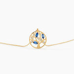 Collier Or Jaune Elsebein Saphirs - Colliers avec pierres Femme | Marc Orian