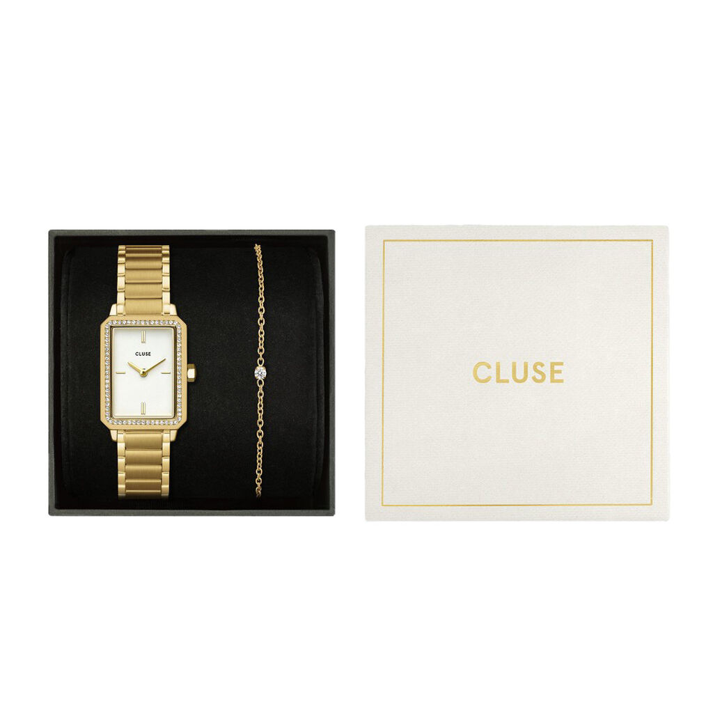 Coffret De Montre Cluse Fluette Blanc - Montres &eacute;tanches Femme | Marc Orian