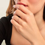 Bague Naura Argent Rose Oxyde De Zirconium - Bijoux fantaisie Femme | Marc Orian