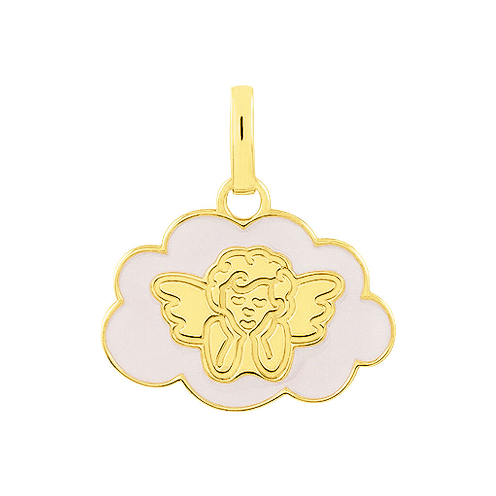Pendentif Ange Nuage Or Jaune - Bijoux personnalisés Enfant | Marc Orian