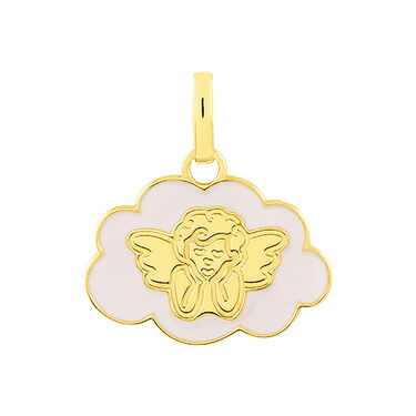 Pendentif Ange Nuage Or Jaune