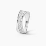 Bague Kawtare Argent Blanc Oxyde De Zirconium - Bijoux fantaisie Femme | Marc Orian