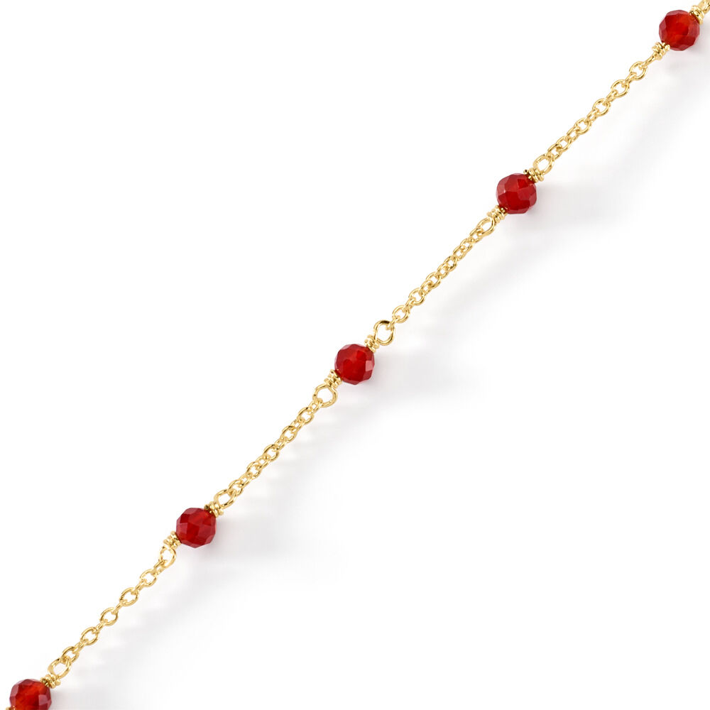 Bracelet Calliope Plaqu&eacute; Or Dor&eacute; Agate - Bracelets fantaisie Femme | Marc Orian