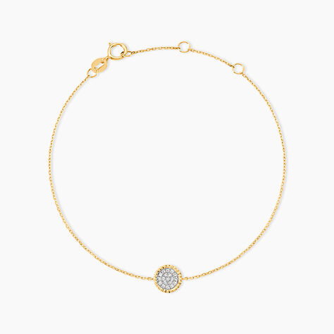 Bracelet Vaina Or Jaune Diamant - Bracelets cha&icirc;nes Femme | Marc Orian