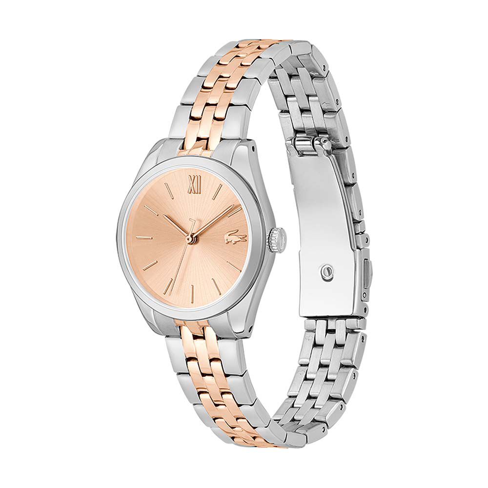 Montre Lacoste Tuilerie Bicolore Doré / Rose - Montres classiques Femme | Marc Orian