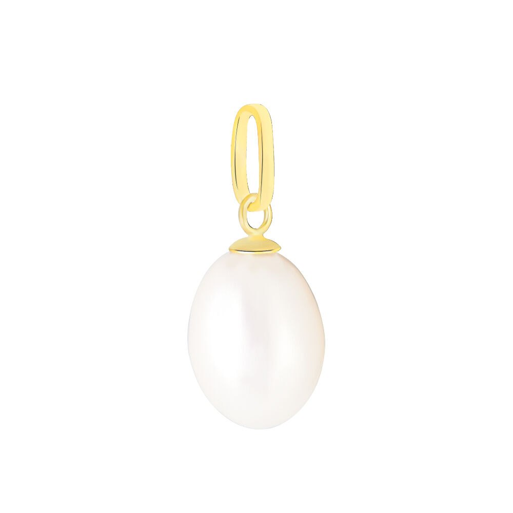 Pendentif Yoela Or Jaune Perle De Culture - Parures de mariage Femme | Marc Orian