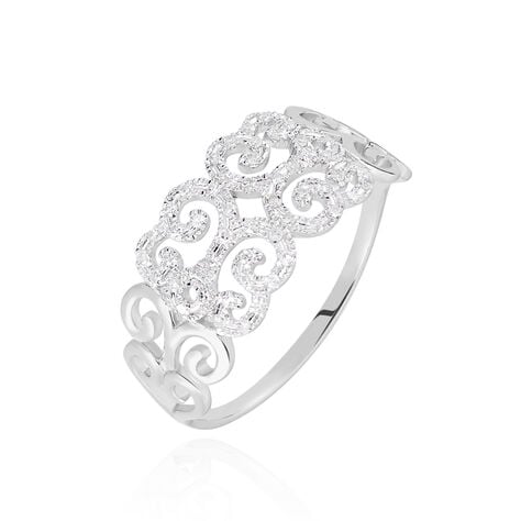 Bague Arabesque Or Blanc Diamant - Bagues pierres précieuses Femme | Marc Orian