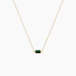 Collier Ean Or Jaune Malachite - Colliers avec pierres Femme | Marc Orian