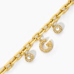Bracelet Guess G Crystal Acier Jaune Oxyde De Zirconium - Bracelets cha&icirc;nes Femme | Marc Orian