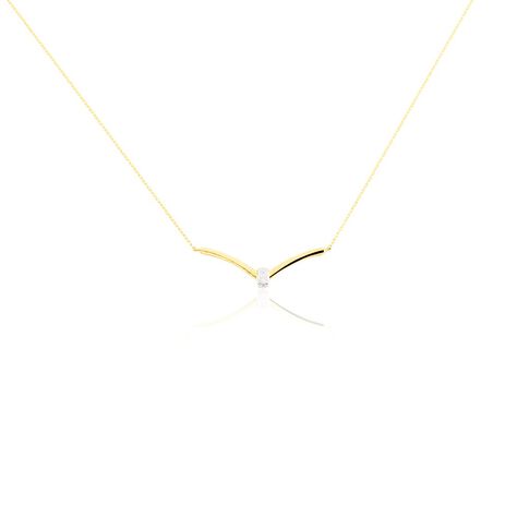 Collier Rosmerta Or Jaune Diamant - Colliers avec pierres Femme | Marc Orian