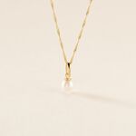 Pendentif Lenonie Or Jaune Perle De Culture - Parures de mariage Femme | Marc Orian