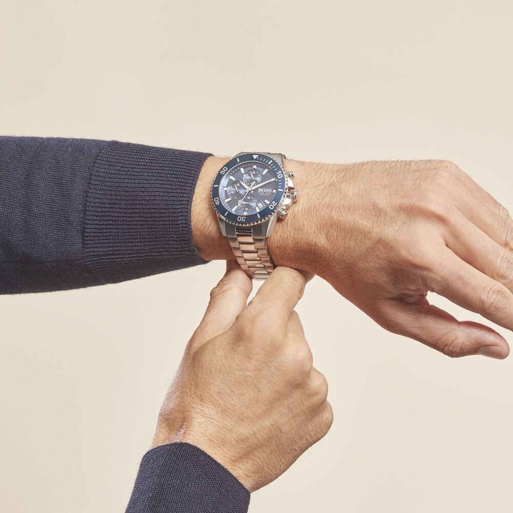 Montre Boss Admiral Bleu - Montres étanches Homme | Marc Orian