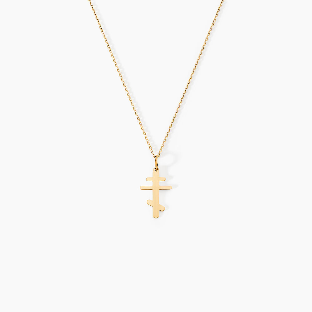 Pendentif Cobeia Orthodoxe Or Jaune - Pendentifs Famille | Marc Orian