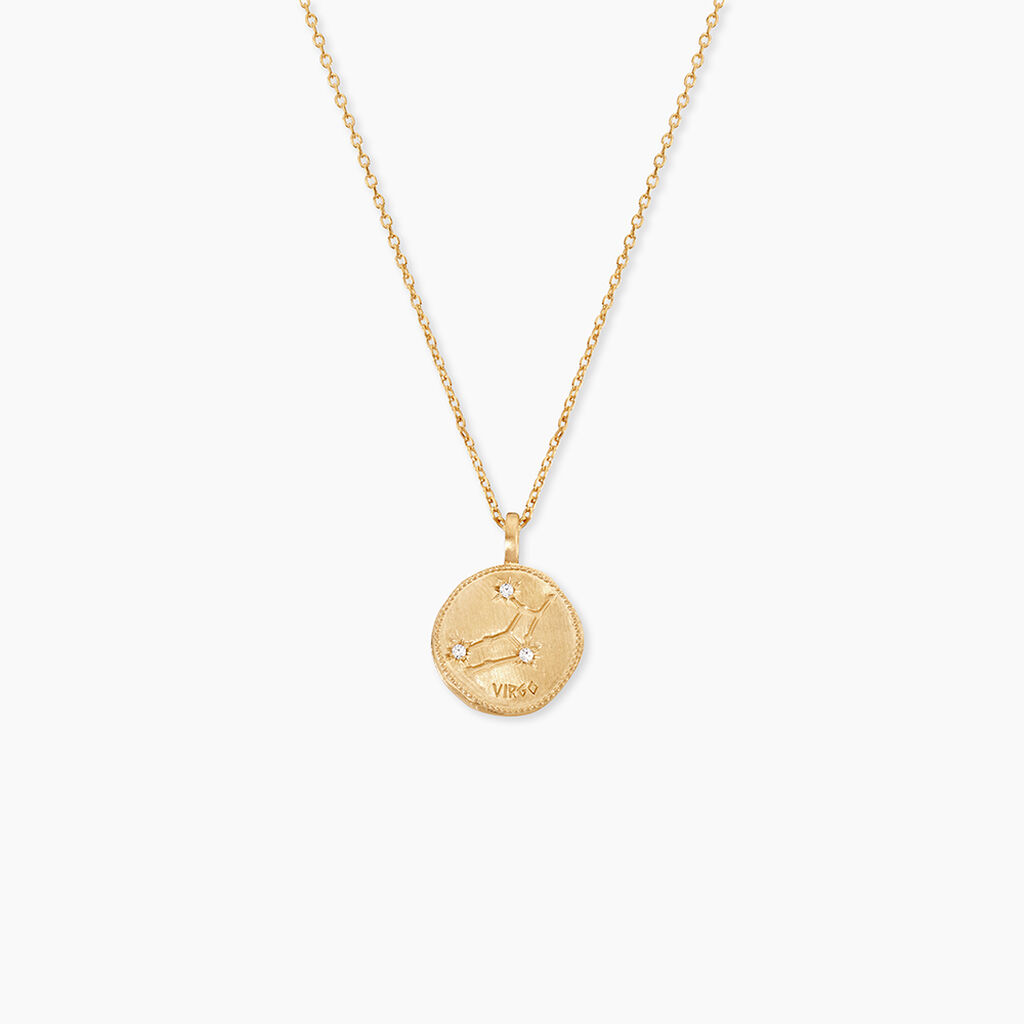 Collier Iago Plaqu&eacute; Or Oxydes De Zirconium - Colliers avec pierres Femme | Marc Orian