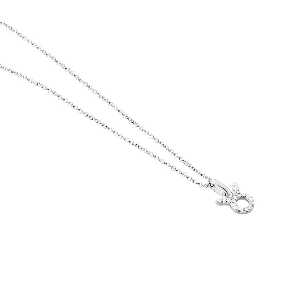 Collier Astra Argent Blanc Oxyde De Zirconium - Colliers avec pierres Femme | Marc Orian