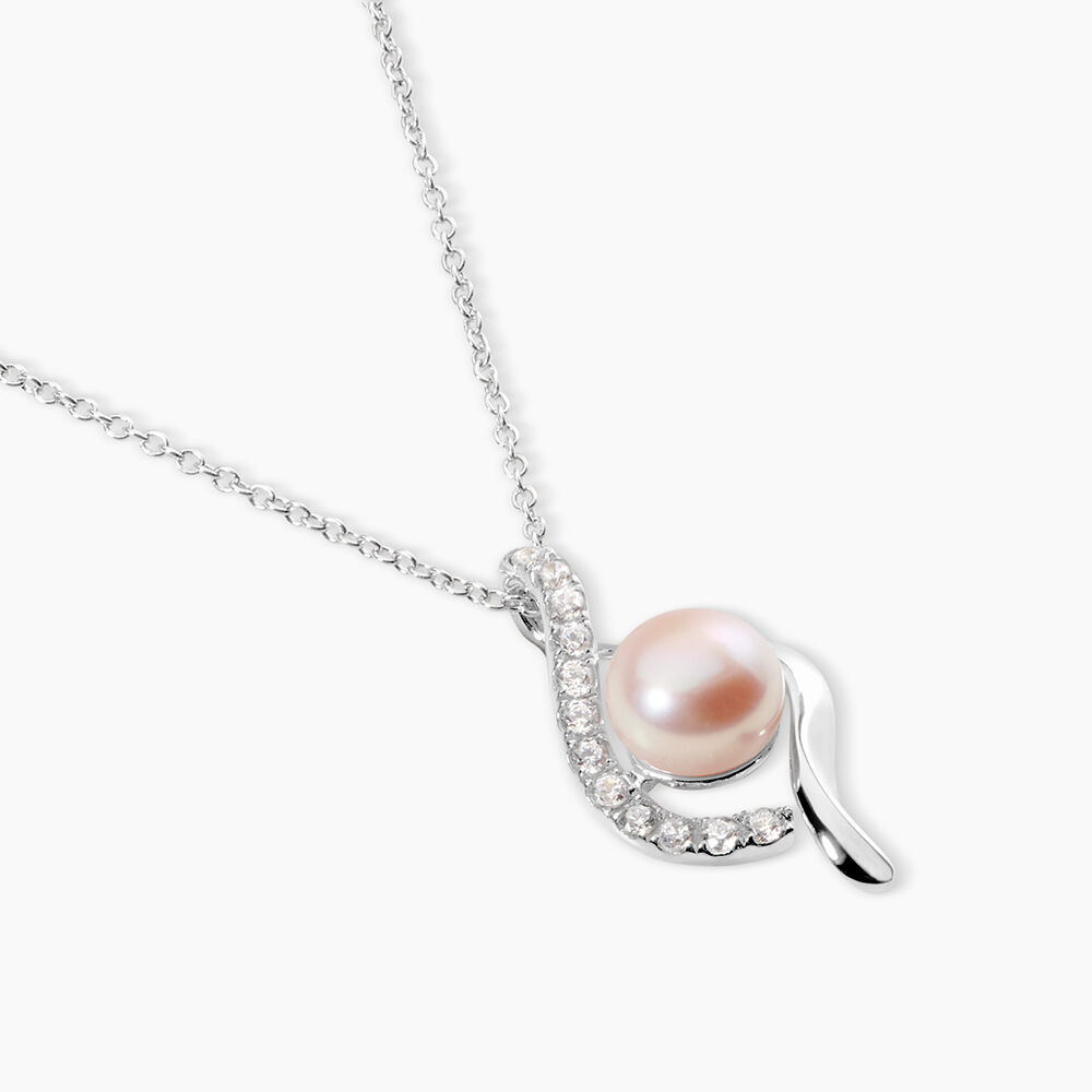 Collier Deniz Argent Blanc Perle De Culture Et Oxyde De Zirconium - Colliers avec pierres Femme | Marc Orian