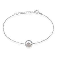 Bracelet Izarra Argent Blanc Nacre
