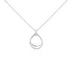 Collier Sautoir Paolino Argent Blanc Oxyde De Zirconium - Colliers avec pierres Femme | Marc Orian