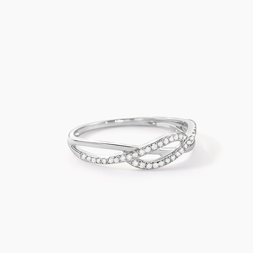Bague Ursulla Or Blanc Diamant - Parures de mariage Femme | Marc Orian