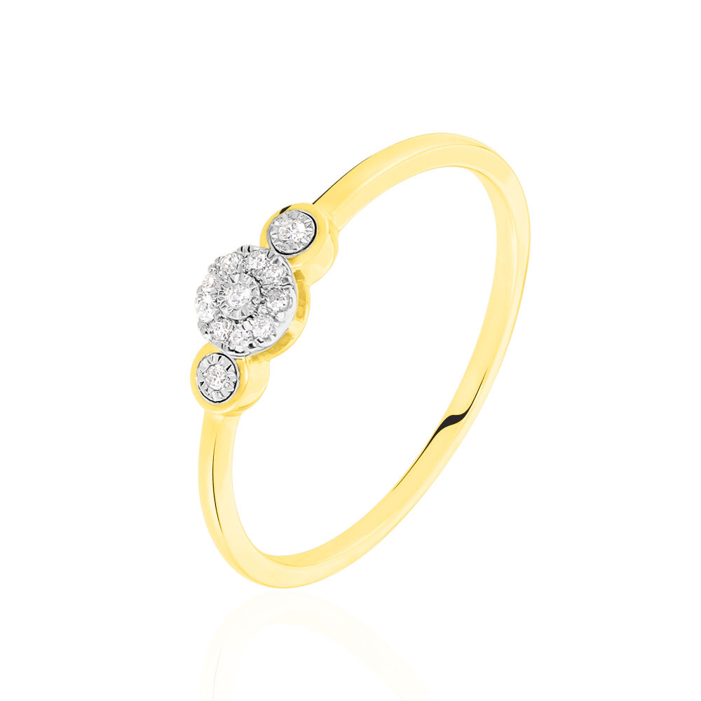 Bague Cesarita Or Jaune Diamant - Bagues fiançailles Femme | Marc Orian
