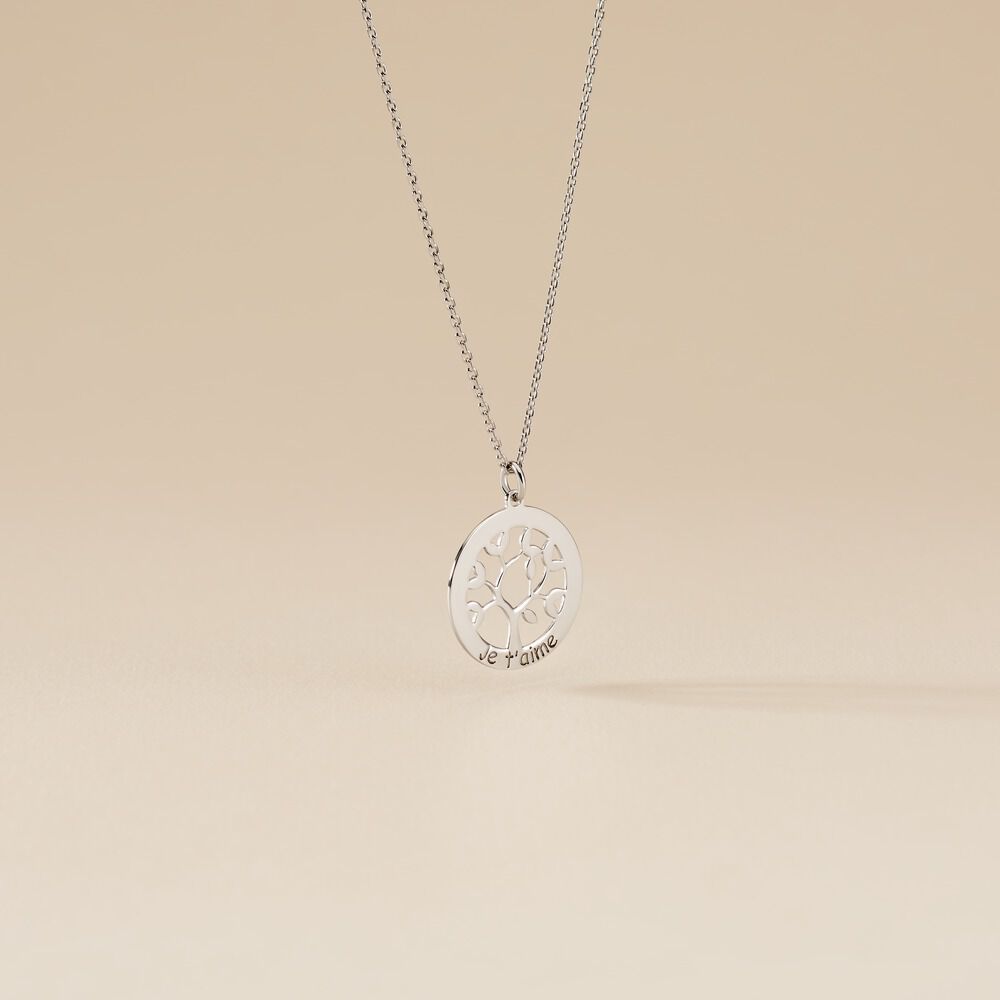 Collier Argent Blanc Vroon - Colliers fantaisie Femme | Marc Orian